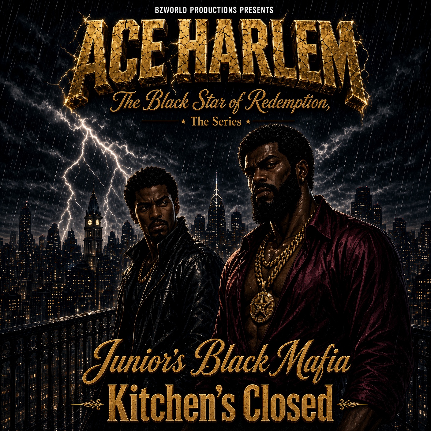 Kitchen’s Closed — ACE HARLEM tee and sweatshirt