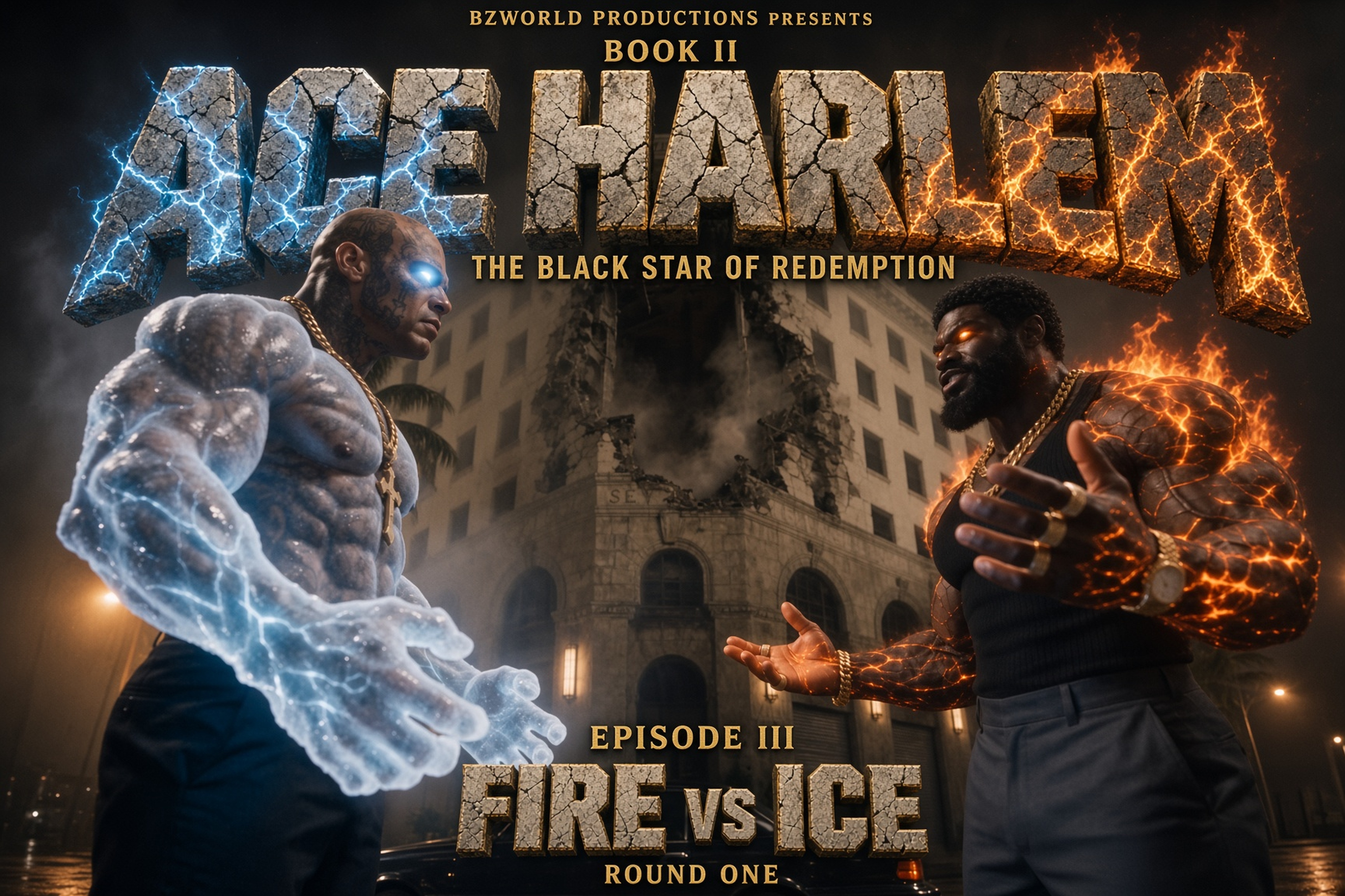 Fire vs Ice — ACE HARLEM Book II poster