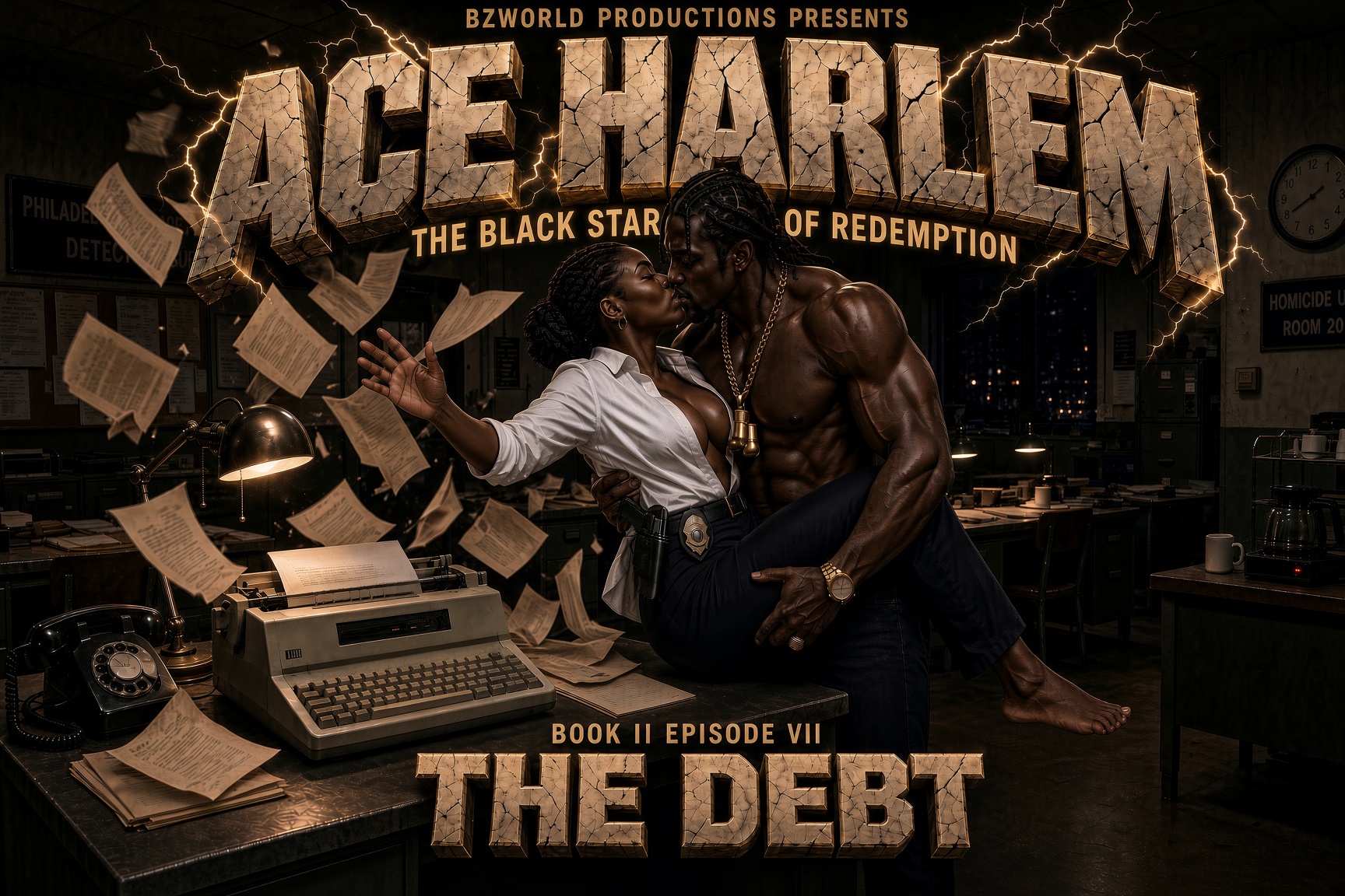 THE DEBT — ACE HARLEM Book II large landscape poster