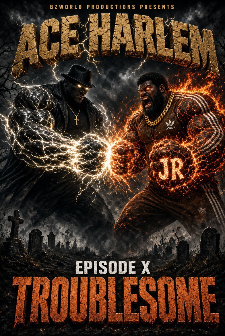 Troublesome — Episode X, ACE HARLEM full vertical poster art